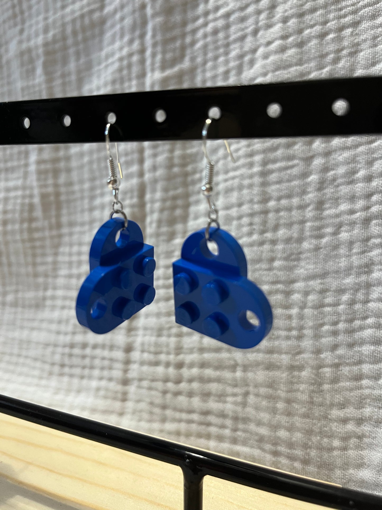 Boucles d'oreilles pendantes coeurs