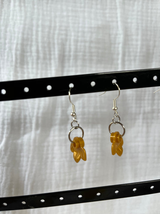 Boucles d'oreilles feuilles