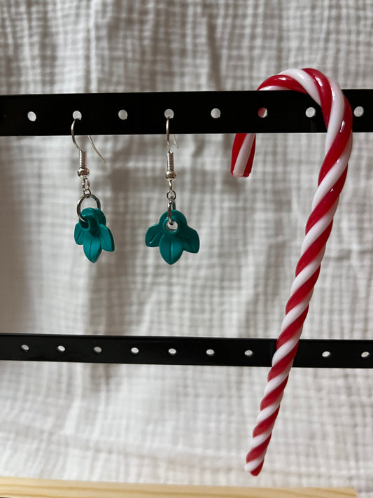 Boucles d'oreilles pendantes feuilles